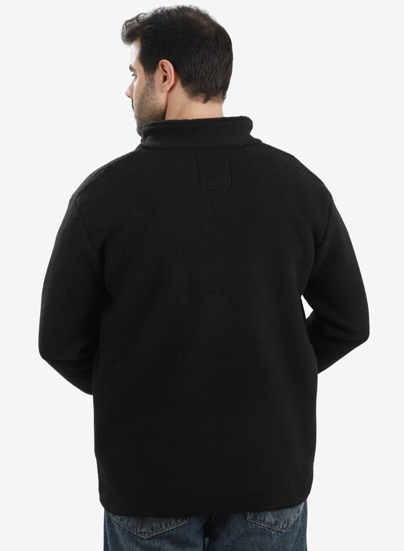 WHITE RABBIT Ribbed Cuffs & Hem Quilted Hooded Jacket - Image 4